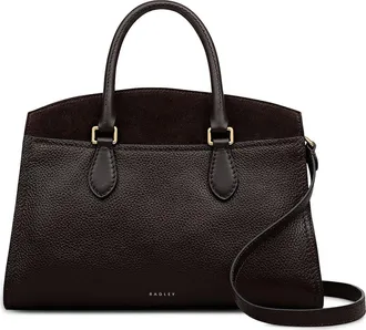 Radley London Medium Portland Way Zip Tote Bag in Dark Oak at Nordstrom Rack