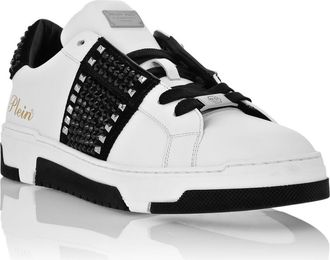Philipp Plein Low Top Sneakers Strass Studs Unisex in Black at Nordstrom, Size 41