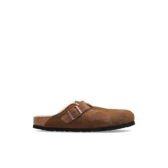 Birkenstock Schoenen, Dames, Bruin, 40 EU, Leer, Boston Shear Leve