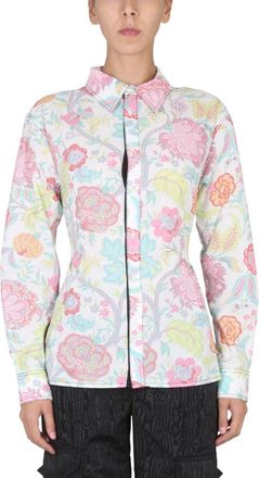 Marine Serre Floral Print Shirt