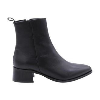 &Egrave; Mia Heeled Boots, female, Black, Size: 10 US Stylish Ankle Boots for Marchin