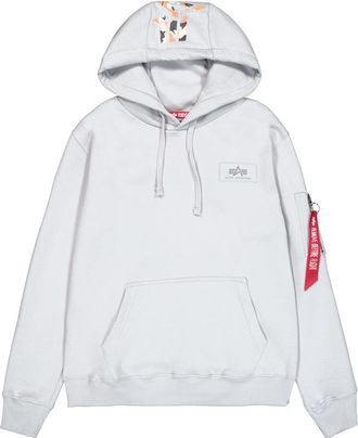Alpha Industries Backprint Camo Print Hoodie