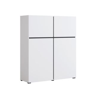 Petits Meubles Buf&eacute; 4 puertas paneles laminados blanco