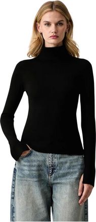 Patrizia Pepe Dolcevita Slim - Dames - Truien - Zwart - Maat: L Wol