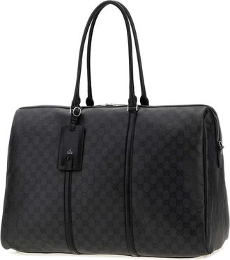 Gucci Mens Essence Travel Bag Black Fabric