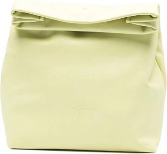 Cortana Clutches, female, Yellow, Size: ONE SIZE Leather Clutch Bag