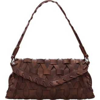 Desigual Small Woven Handbag in Brown at Nordstrom
