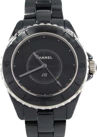 Chanel Pre-owned Vintage Keramisch Polshorloge - Dames - Vintage Horloges - Zwart - ONE Size - Vintage