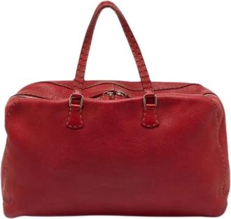 Fendi Pre-owned Handbags, female, Red, Size: ONE SIZE Pre-owned Vintage Handbag