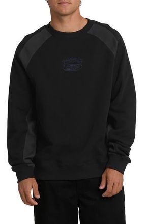 Billabong Bad Dog Embroidered Sweatshirt in Black at Nordstrom, Size X-Large