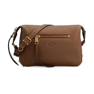Tod's Dames, Tassen, Bruin, Maat: ONE Size Leer