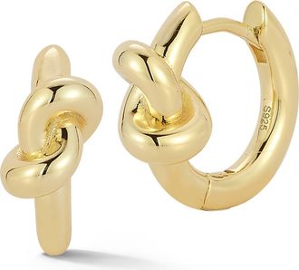 Glaze Jewelry Love Knot Hoop Earrings in Gold at Nordstrom Rack