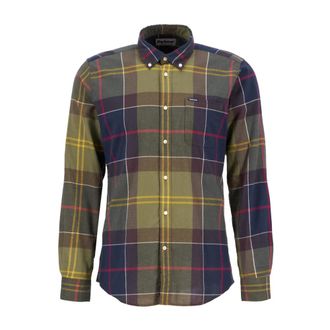 Barbour Glendale Tailored Shirt - Heren - Casual Overhemden - Veelkleurig - M - Katoen - Overhemden