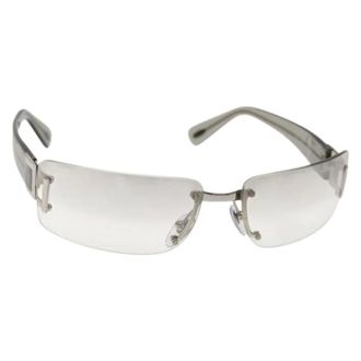 Bulgari Pre-owned Accessories, female, Gray, Size: ONE SIZE Pre-owned Vintage Plastic Sunglasses