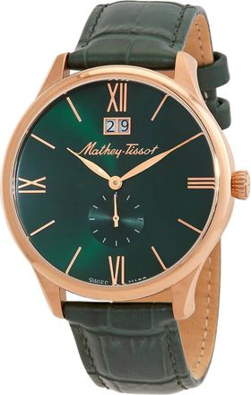 Mathey-Tissot Edmond Quartz Green Dial Mens Watch H1886QPV