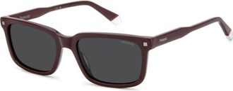 Polaroid Polarized Grey Rectangular Mens Sunglasses PLD 4174/S/X 0LHF/M9 55