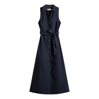 Woolrich Shirt Dresses, female, Blue, Size: XS Chemisier Dress