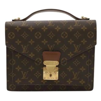 Louis Vuitton Pre-owned Handbags, female, Brown, Size: ONE SIZE Pre-owned Monogram Handbag