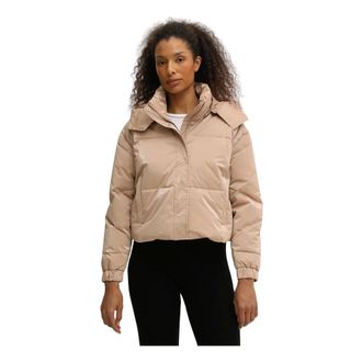 Emporio Armani Emporio Armani Ea7, Jassen, Dames, Oranje, M, Polyester, Gewatteerde Jas