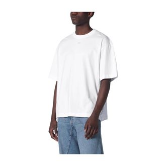 Off-white T-Shirts, male, White, Size: XL New Off Stamp Skate S/S Tee