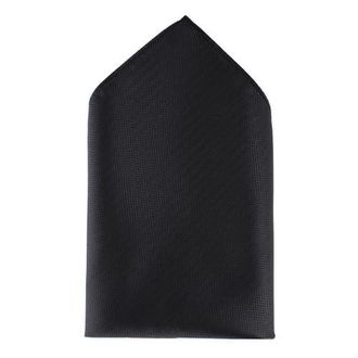 Ascentix Etched Herringbone Twist Pocket Square in Black at Nordstrom