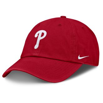 Nike Philadelphia Phillies Club Mens Nike Mens MLB Adjustable Hat in Red | NB0162QPP-BEK
