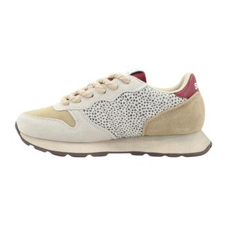 Sun 68 Sneaker - Dames - Schoenen - Beige - Maat: 41 EU Leer