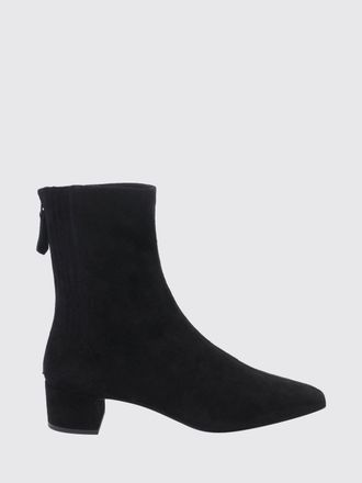 Aquazzura Saint Honor&egrave; Suede Ankle Boots with Square Toe