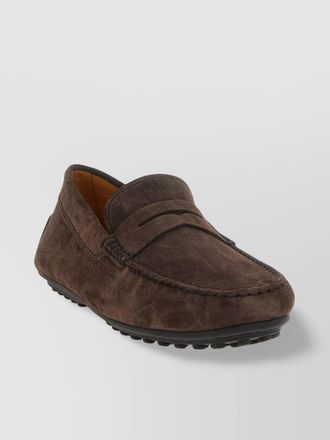 Tod's leather city gommino loafers