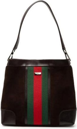 Gucci Pre-owned Shoulder Bags, female, Brown, Size: ONE SIZE Pre-owned Shoulder Bag