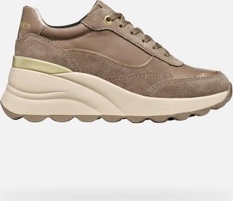 Geox Scarpe Spherica Ec13 Donna Taupe