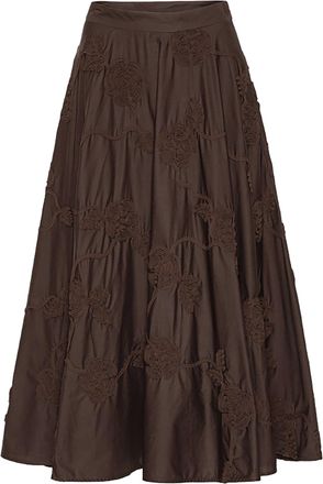Rotate Flower Maxi Skirt Mol&eacute;