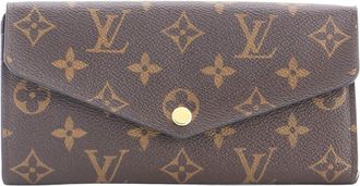 Louis Vuitton Brown Monogram Canvas Sarah Wallet Nm (Authentic Pre-Loved)