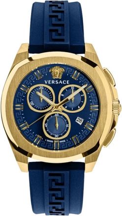 Versace Horloges - Heren - Horloges - Blauw - ONE Size - Accessoires