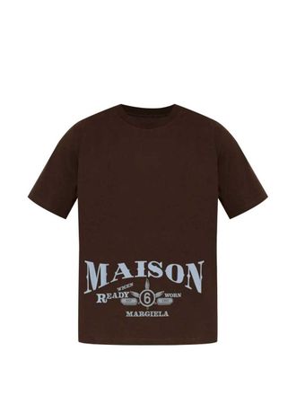 Maison Margiela T-shirt met Mm6 Maison Margiela-logo