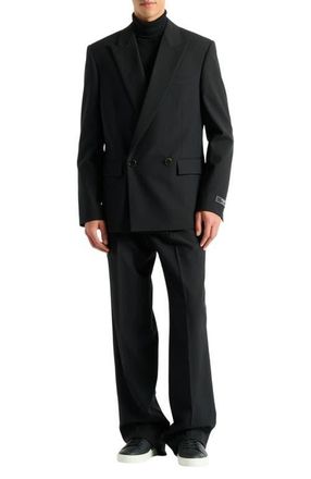 Balmain Wool 2-button jacket in Black at Nordstrom, Size 52 It