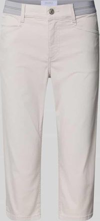 Angels Caprijeans aus Denim mit Umschlag Modell Ana in Hellgrau, Gr&ouml;&szlig;e 44