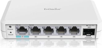 No Brand Engenius Ext1106 Switch L2 Gigabit Ethernet (10/100/1000) Energ&iacute;a Sobre Ethernet (poe) Blanco