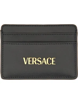 Versace Leather Card Holder-Donna