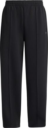 Lacoste logo-embroidered track pants - women - Elastane/Cotton/Polyester/Cotton - 40 - Black