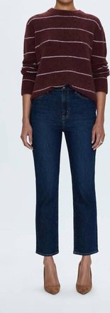 Pistola Denim Bri High Rise Slim Straight Leg Jeans In Focus