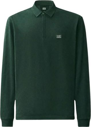 C.P. Company C.p. Company, Tops, Heren, Groen, L, Polo Shirts
