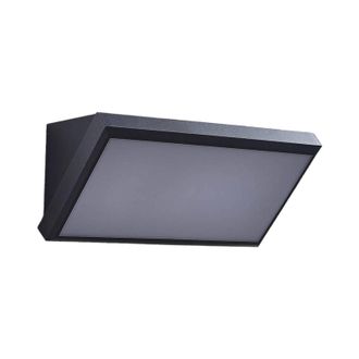 Lindby Lindby - L&aacute;mpara De Pared Led Exterior abby En Negro Pl&aacute;stico