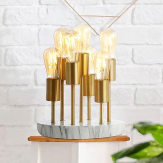 Jonathan Y Designs Pleiades 13.5 Modern Metal/Resin LED Accent Lamp