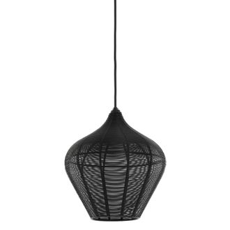 Light & Living L&aacute;mpara Colgante - Alvaro - Negro - Metal - - Light&living