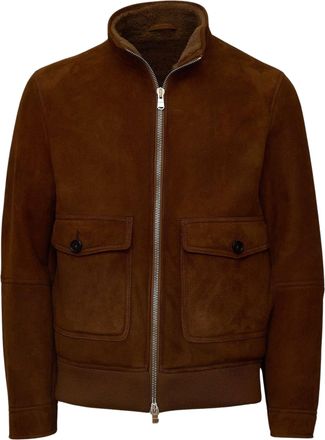 Dondup Stand-Collar Shearling Jacket
