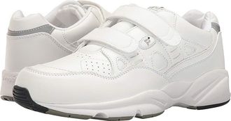 Propét Stability Walker Strap Mens Shoes White : 10.5 XX (5E), Leather