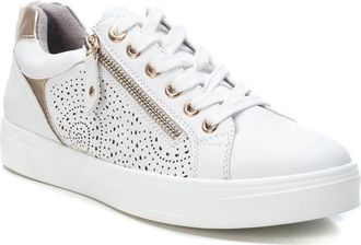 Xti Womens Side Zipper Casual Sneakers