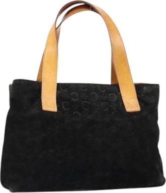 Celine Pre-owned Suede Tote Bag - Dames - Vintage Shopper - Zwart - ONE Size - Leer - Vintage