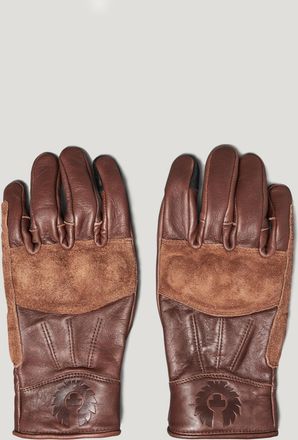 Belstaff Clinch Motorcycle Glove Mens Calf Leather Tan Size 2XL